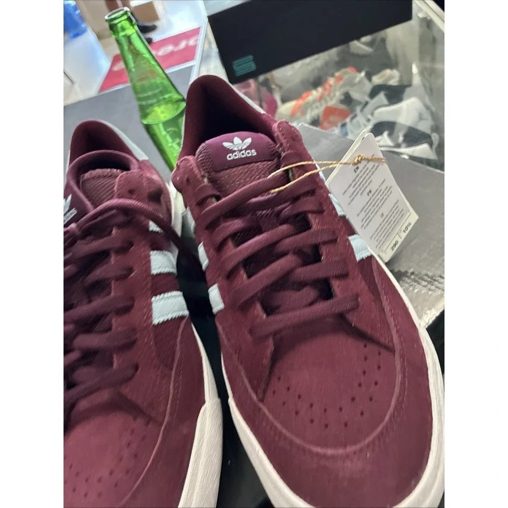 adidas Originals NORA Mens Shoes HQ4698 Maroon Clear Sky White Size 11